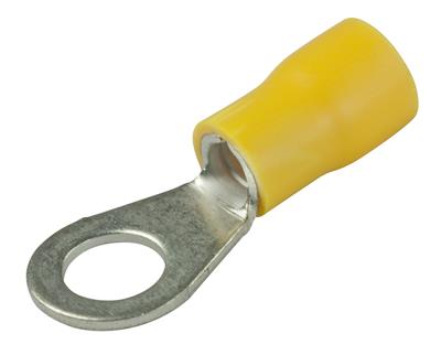 [ESPA33313] Kabelschoen met oog Ø 8,0 mm GEEL (100 st.)