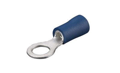 [ESPA33361] Kabelschoen met oog Ø 3,5 mm BLAUW (100 st.)
