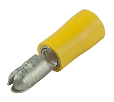 [ESPA35084] Kabelschoen cilindrisch Ø 5,0 mm GEEL (100 st.)