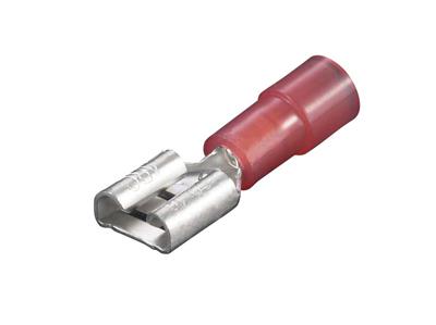 [ESPA35178] Kabelschoen vlak 2,8 x 0,5 mm ROOD (100 st.)