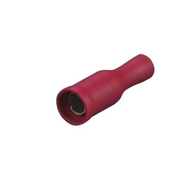 [ESPA35455] Kabelschoen cilindrisch Ø 4,6 mm ROOD (100 st.)