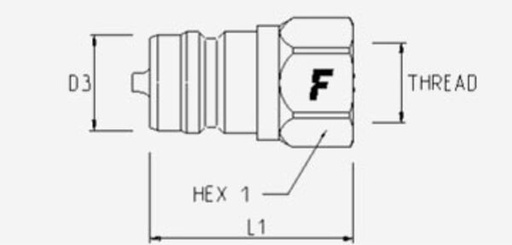 [FASTNV14GASM] Rac. rapide NV Male 1/4 BSP F