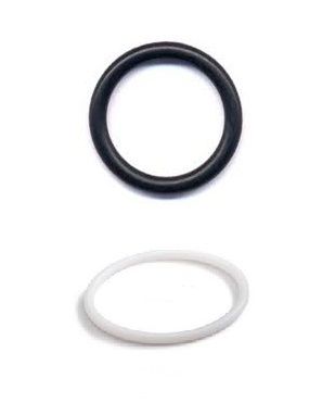 [FLEX9396-08-2] Kit met o-ring 17x2,5 en teflon ring 21,5x17,3x1