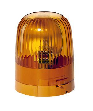 [HELL2RL007550-001] Draailicht - oranje - 12 volt - vlakke bevestiging