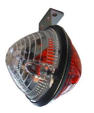 [HELL2TJ997021-011] Feu d'encombrement - 5 w sv8,5 - Ø 85 mm - crystal - rood