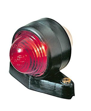 [HELL2XS955031-001] Markeerverlichting - 5 w BA15S - 98 x  85 x 86 - kristal - rood