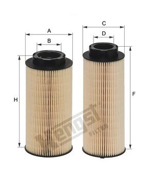 [HENGE103KP01 D197-2] Filtre à carburant