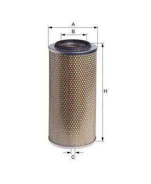 [HENGE114L] Filtre à air ext. ( Filtre int. E114LS,P539242)