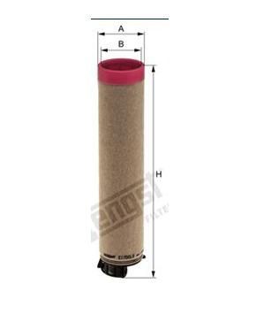[HENGE1700LS] Filtre a air int.  ( Filtre ext. E1700L)