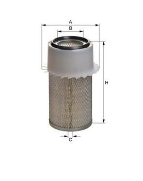 [HENGE568L] Filtre à air ext. ( Filtre int. SA17248,E568LS)