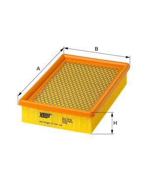 [HENGE632L] Kabinefilter