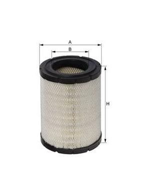 [HENGE668L] Filtre à air ext. ( Filtre int. E668LS)