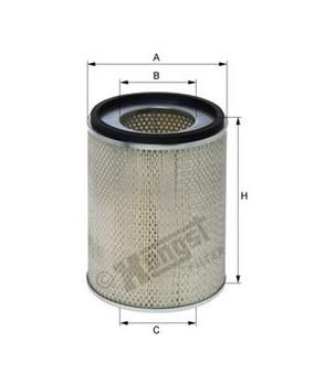 [HENGE731L] Filtre à air ext. ( Filtre int. P124837)