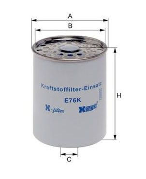 [HENGE76K D42] Filtre à carburant