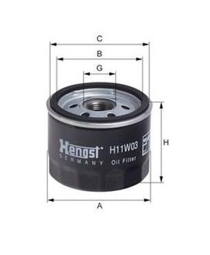 [HENGH11W03] Oliefilter