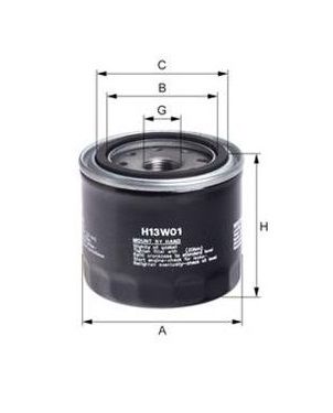 [HENGH13W01] Oliefilter