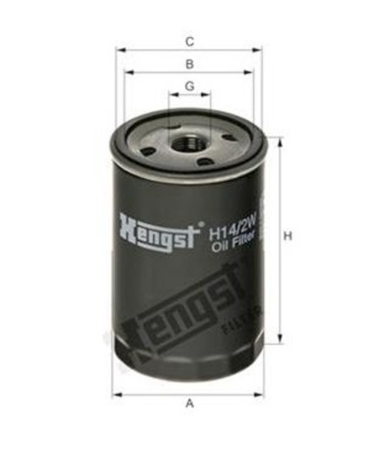 [HENGH14/2W] Filtre à huile