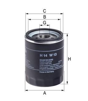 [HENGH14W13] Oliefilter