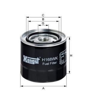 [HENGH168WK] Filtre à carburant