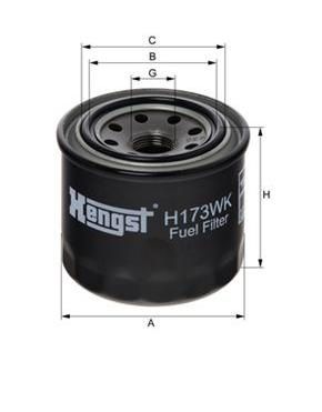 [HENGH173WK] Filtre à carburant