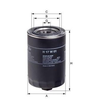[HENGH17W01] Filtre à huile ou Filtre hydraulique