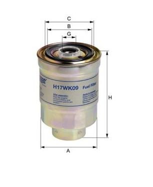 [HENGH17WK09] Filtre à carburant