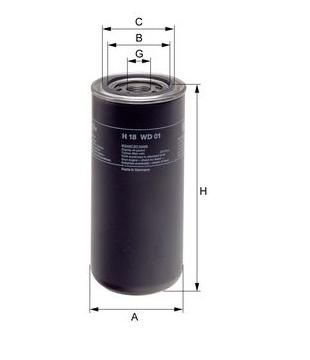 [HENGH18WD01] Filtre hydraulique
