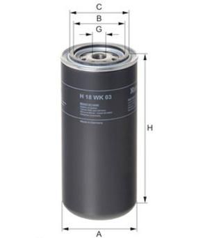 [HENGH18WK03] Filtre à carburant