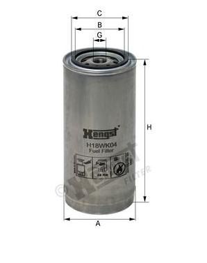 [HENGH18WK04] Filtre à carburant