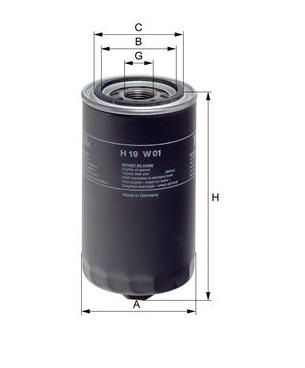 [HENGH19W01] Filtre à huile
