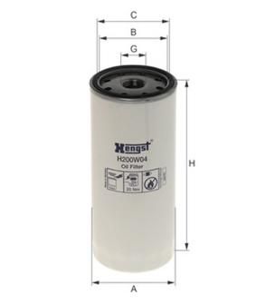 [HENGH200W40] Oliefilter