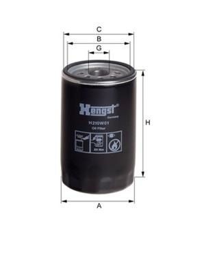 [HENGH210W01] Filtre à huile