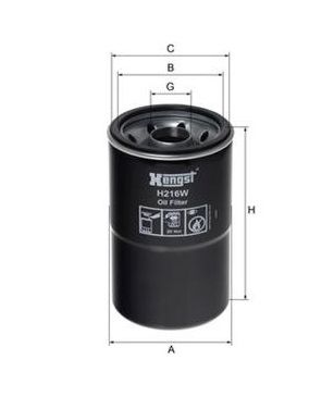 [HENGH216W] Oliefilter