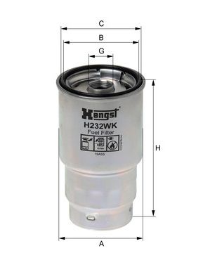 [HENGH232WK] Filtre à carburant