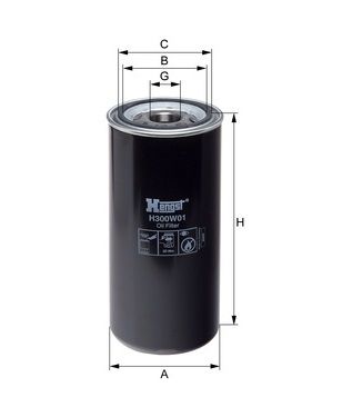 [HENGH300W01] Filtre à huile