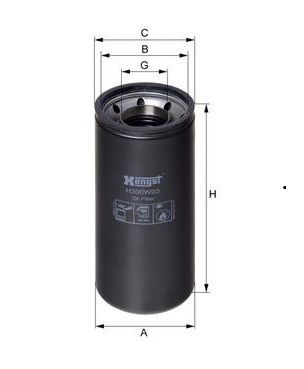 [HENGH300W03] Filtre à huile