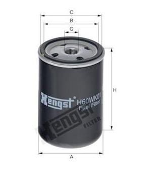 [HENGH60WK01] Filtre à carburant