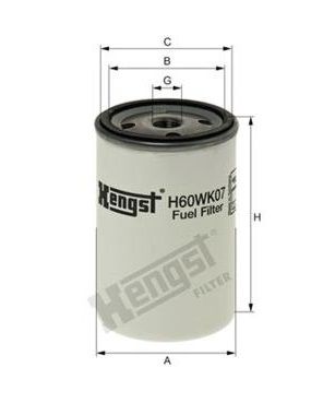 [HENGH60WK07] Filtre à carburant