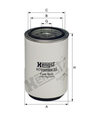 [HENGH7090WK30] Filtre à carburant