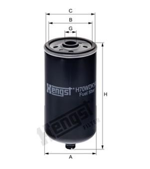 [HENGH70WDK14] Brandstoffilter