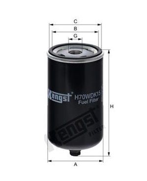 [HENGH70WDK15] Filtre à carburant