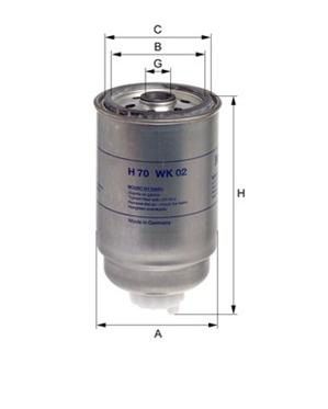 [HENGH70WK02] Filtre a carburant