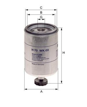 [HENGH70WK03] Filtre à carburant   (Primaire)