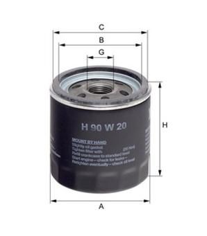 [HENGH90W20] Filtre à huile