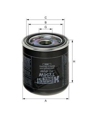 [HENGT250W] Filtre frein à air