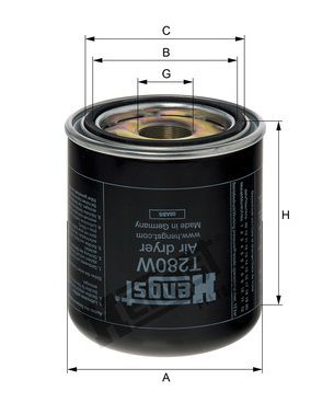 [HENGT280W] Filtre frein à air