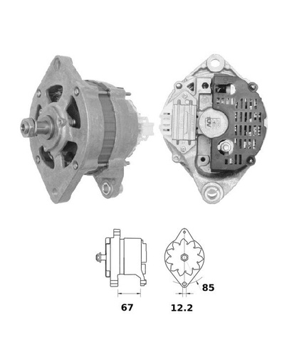 [ISKRIA0514] Alternator Mahle MG288  14V - 65 A