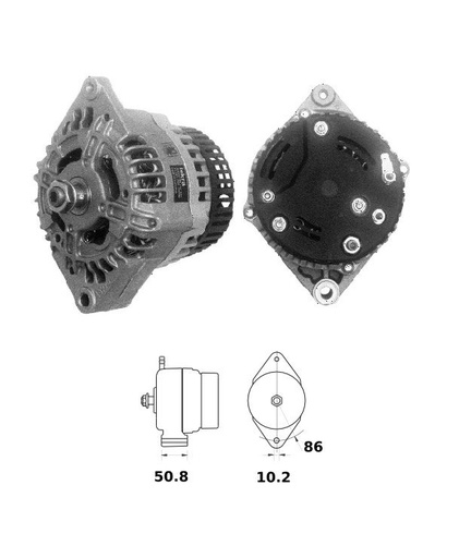 [ISKRIA0875] Alternator Mahle MG13  14V - 95 A