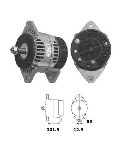 [ISKRIA0886] Alternator Mahle MG549  14V - 95 A