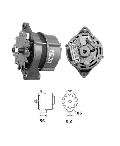 [ISKRIA1154] Alternator Mahle MG313  14V - 120 A